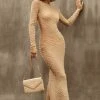 Jessica Bara Iggy Beaded Long Sleeve Maxi Dress Summer Lovin'