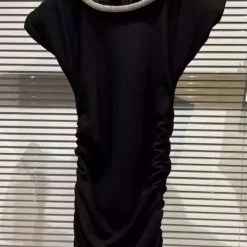 Reve Doll Essentials Jessica Bara Regla Sleeveless Rhinestone Mini Dress