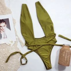 Jessica Bara Alanna Strappy Cut Out Swimsuit