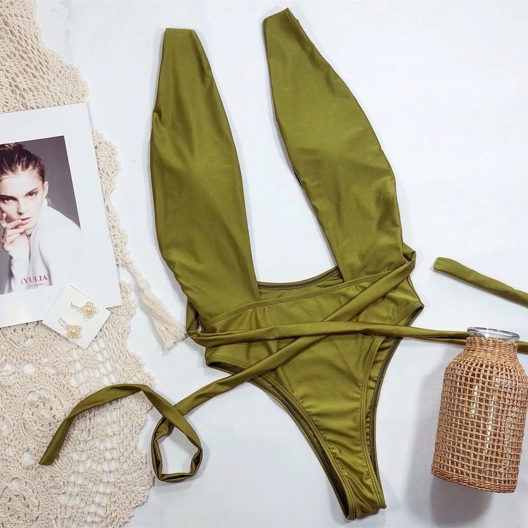 Jessica Bara Alanna Strappy Cut Out Swimsuit