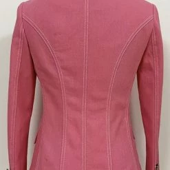 Jessica Bara Kiana Denim Double Breasted Blazer