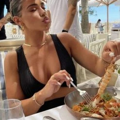 Jessica Bara Avalon Reversible Cut Out Maxi Dress Influencer Style