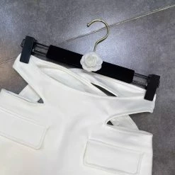 Reve Doll Essentials Jessica Bara Quinta High Rise Strapped Mini Skirt