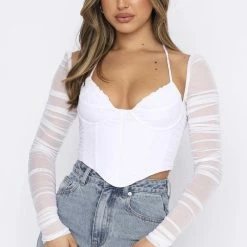 Jessica Bara Karlee Long Sleeve Corset Top Reve Doll Essentials