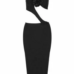 Jessica Bara Citra Flower Cut Out Dress