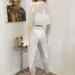 Kareena Tulum Embellished Crop Top And Pant Two Piece Set Influencer Style