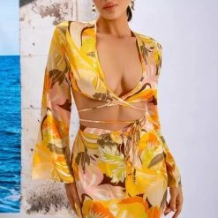 Summer Lovin' Jessica Bara Samson Strappy Top And Mini Skirt Two Piece Set