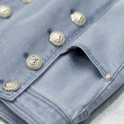 Reve Doll Essentials Jessica Bara Samie High Waisted Button Jeans