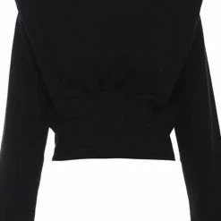 Reve Doll Essentials Jessica Bara Kora Long Sleeve Shoulder Pad Top