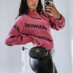 Influencer Style Commando Faux Leather Jogger