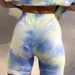 Jessica Bara Kenya Tie Dye Top And Short Two Piece Set
