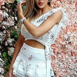 Jessica Bara Ramona Two Piece Floral Set Best Sellers