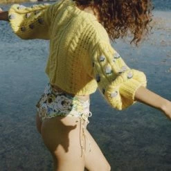 Jessica Bara Daphne Long Sleeve Knit Cardigan Summer Lovin'