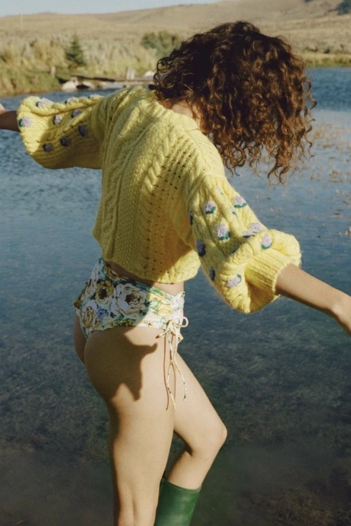 Jessica Bara Daphne Long Sleeve Knit Cardigan Summer Lovin'