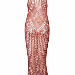 Jessica Bara Connie Knit High Collar Cover Up