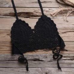 Jessica Bara Kayleigh Crochet Two Piece Bikini Set Influencer Style