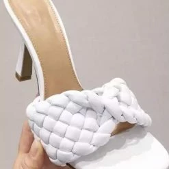 Jessica Bara Dorota Braided Open Toe Heel