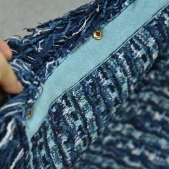 Jessica Bara Joannette Gold Button Fringe Cardigan Reve Doll Essentials