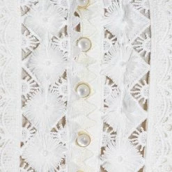 Jessica Bara Saint Long Sleeve Embroidered Mini Dress Summer Lovin'