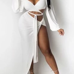 Jessica Bara Cameron Strappy Two Piece Set Influencer Style