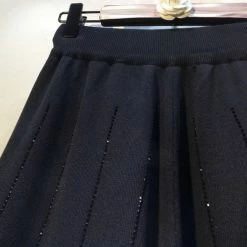 Jessica Bara Bronywn High Waisted Rhinestone Joggers