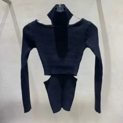 Jessica Bara Waverly High Neck Cut Out Top