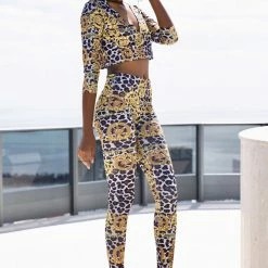 Cioccolato Eliya Animal Baroco Print Two Piece Set Summer Lovin'