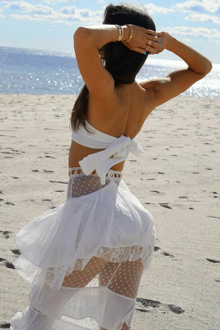 Jessica Bara Paityn Two Piece Ruffle Set