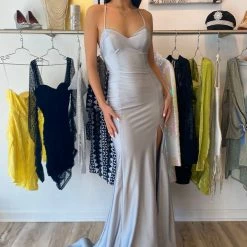 Atria Strappy Back Bodycon Gown