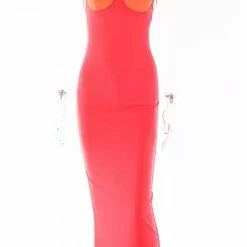 Jessica Bara Kateryna Bodycon Colorblock Gold Button Gown The Event Shop
