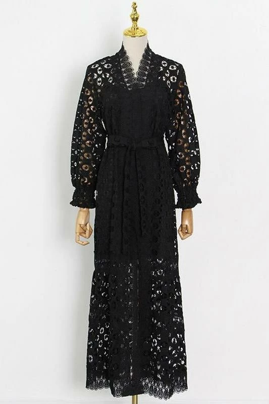 Jessica Bara Anastasia Lace Maxi Cover Up