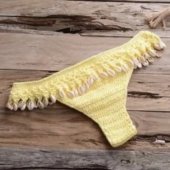 Jessica Bara Kayleigh Crochet Two Piece Bikini Set Influencer Style