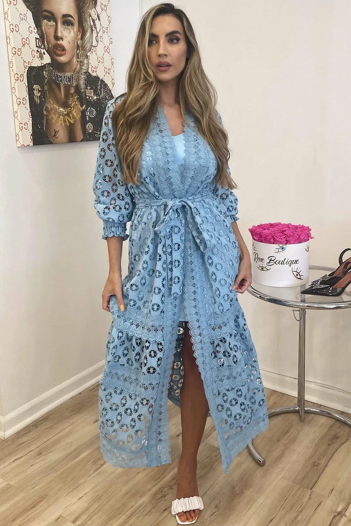 Jessica Bara Anastasia Lace Maxi Cover Up