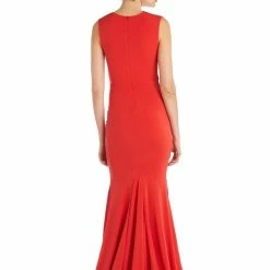 The Event Shop Jessica Bara Donnah V Neck Draped Gown