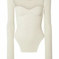 Jessica Bara Gabriela Long Sleeve Knitted Top Tops