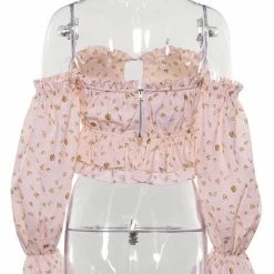 Jessica Bara Jude Off The Shoulder Floral Top
