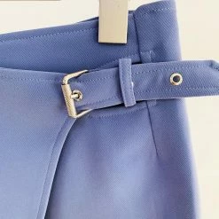 Jessica Bara Eliott Buckle Blazer And Mini Skirt Two Piece Set Influencer Style