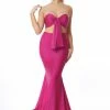 Dresses Atria Sleeveless Knot Tie Two Piece Gown