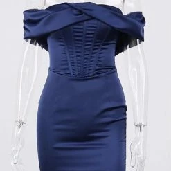 Birthday Suit Jessica Bara Fauna Off The Shoulder Corset Dress