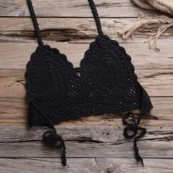 Influencer Style Jessica Bara Kayleigh Crochet Two Piece Bikini Set