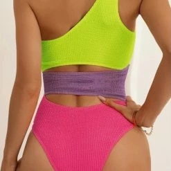 Jessica Bara Tallulah One Shoulder Cut Out Swimsuit Summer Lovin'