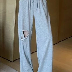 Jessica Bara Wray Slash High Waisted Sweatpants