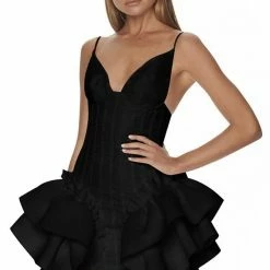 Jessica Bara Oakley Bandage Bodycon Mini Dress