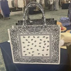 Jessica Bara Christine Bandana Print Tote Bag