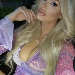 Jessica Bara Baxter Bandana Print See Through Mini Dress Influencer Style