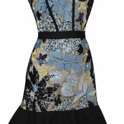 Jessica Bara Dominique Strapless Sequin Bodycon Dress