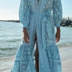 Jessica Bara Anastasia Lace Maxi Cover Up