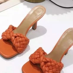 Jessica Bara Dorota Braided Open Toe Heel