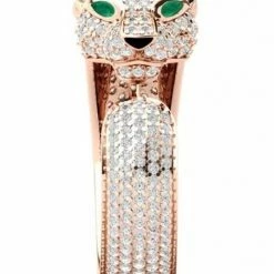 The Event Shop Jessica Bara Karter Rhinestone Panther Ring