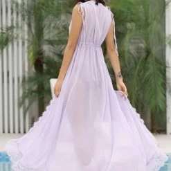 Summer Lovin' Jessica Bara Leilani Lace Trim Cover Up